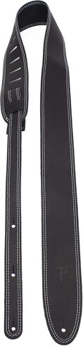 Perri’s Leathers Adjustable Guitar Straps for Kids, Men & Women - Double Stitched Guitar Strap for Acoustic, Bass and Electric Guitars - Guitar - Adjustable Size - Black in Saudi Arabia