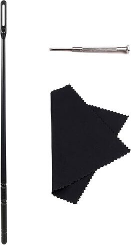 قضيب تنظيف الناي مع قطعة قماش للتنظيف ومجموعة مفك براغي فلوت لإصلاح وتنظيف الناي in Kuwait