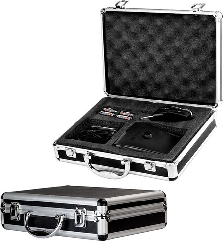 نادي القمر الصناعي SMHTA-100 | نظام أدوات لاسلكي متنوع حقيقي 100 قناة للأبواق وآلات النفخ الخشبية - تشغيل بطاريات AA المحمولة - يتضمن حقيبة حمل معدنية. in Kuwait