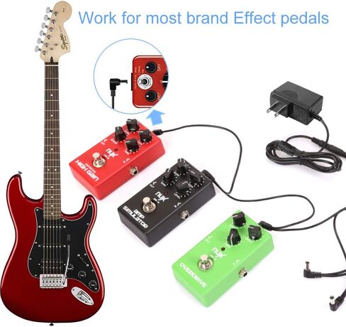 F1TP 9V AC / DC محول سلك التيار الكهربائي للوحة المفاتيح Casio WK-110 WK-200 LK-43 LK-100 LK-220 CTK-496 CTK-700 CTK-710 CTK-2100 وBoss، Vox Stomplab، Zoom، JOYO، KLIQ ، كورج، واه الدواسات in Kuwait