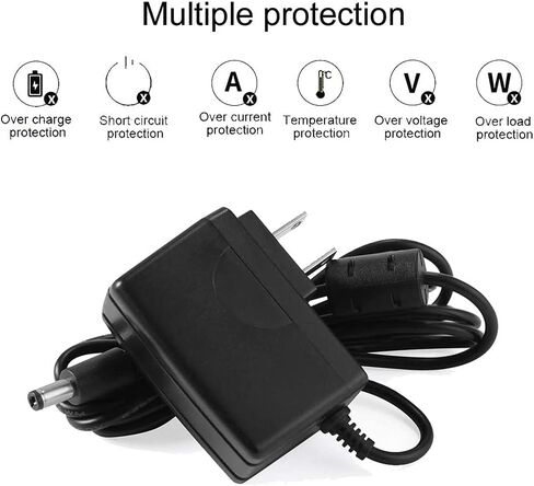 F1TP 9V AC / DC محول سلك التيار الكهربائي للوحة المفاتيح Casio WK-110 WK-200 LK-43 LK-100 LK-220 CTK-496 CTK-700 CTK-710 CTK-2100 وBoss، Vox Stomplab، Zoom، JOYO، KLIQ ، كورج، واه الدواسات in Kuwait