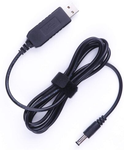 USB DC 5V to DC 9 Volt USB Power Supply Cable, Max Current 800mAh, Tip Negative Connector, Compatible for Guitar Effects Pedals Power Supply Adapter in Kuwait