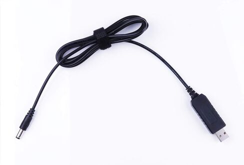 USB DC 5V to DC 9 Volt USB Power Supply Cable, Max Current 800mAh, Tip Negative Connector, Compatible for Guitar Effects Pedals Power Supply Adapter in Kuwait
