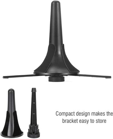 Clarinet Stand,Portable Folded Tripod Clarinet Stand Clarinet Bracket Holder Musical Instrument Accessories Black for Wind Instrument in Saudi Arabia