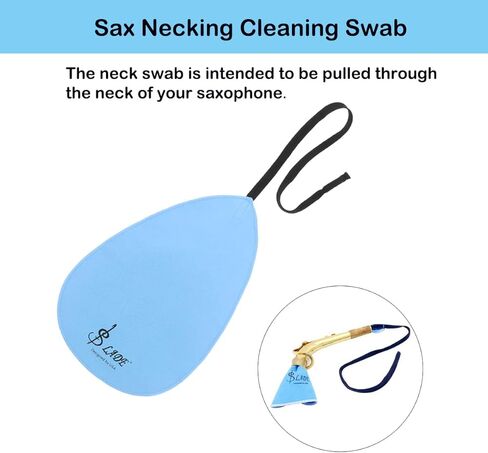 10-in-1 Saxophone Cleaning Kit, Alto Saxophone Cleaner Kit Including Sax Cleaning Cloth, Mouthpiece Brush, Mini Screwdriver Cleaning Cloth for Flute and Wind & Woodwind Instrument in Kuwait