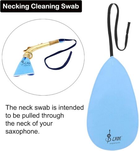 مجموعة تنظيف ساكسفون 10 في 1، مجموعة تنظيف التو ساكس تتضمن قطعة قماش تنظيف ساكس وفرشاة للفم وقطعة قماش تنظيف صغيرة لمفك البراغي لادوات الرياح والرياح الخشبية in Kuwait