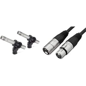Samson Pencil Condenser Microphones, Silver (SAM C02PR)