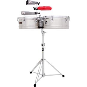 Latin Percussion LP1516-S Timbal Stainless Steel