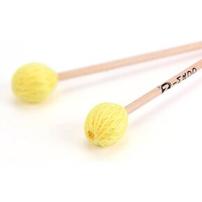 Foraineam Soloist Series Medium Keyboard Marimba Mallets With Maple Handle and Yellow Yarn Head in Saudi Arabia