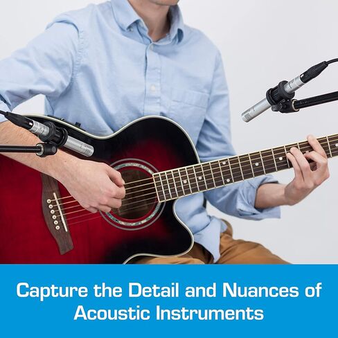 ميكروفونات مكثفة من سامسون، فضي (SAM C02PR) in Kuwait