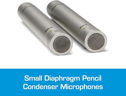 ميكروفونات مكثفة من سامسون، فضي (SAM C02PR) in Kuwait