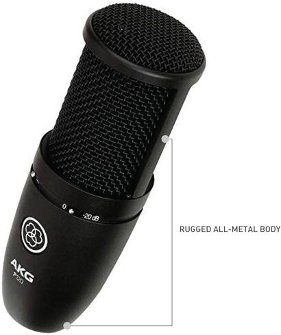 ميكروفون تسجيل للأغراض العامة عالي الأداء من AKG P120 in Kuwait