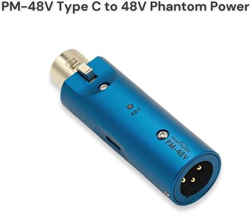 بينت اوديو PM-48V نوع C الى 48 فولت XLR محمول ميني فانتوم باور ضوضاء منخفضة للغاية مخرج كامل لاي ميكروفون مكثف in Kuwait