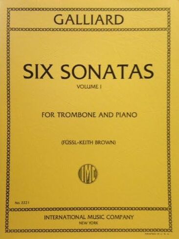 Galliard: Six Sonatas, Vol. 1, For Trombone and Piano in Kuwait