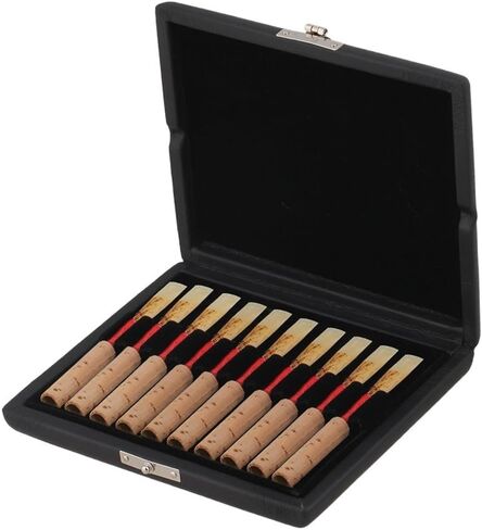 365invent حافظة Oboe Reed لـ 20 قطعة من أغطية جلد البولي يوريثان (أسود) in Kuwait