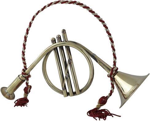 handtechindia آلة موسيقية بوق النحاس الرياح الموسيقية آلة الجيش النحاس الفرقة البوق النحاس أداة معدنية فلوجيلهورن النحاس للعب هدية الزخرفية للبنين والبنات (8 بوصة) in Kuwait