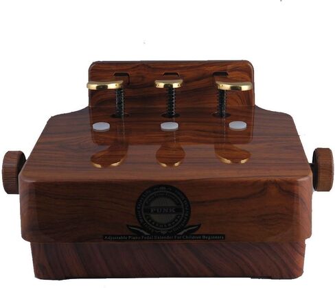 Soarun Adjustable Piano Pedal Extender Bench for Kids (White) in Kuwait