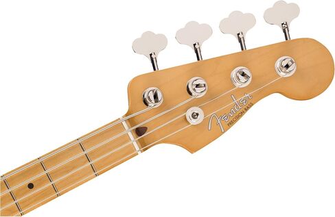 حزمة Fender Vintera 50s Precision Bass، داكوتا ريد + موستانج مايكرو أمبير + حامل معلق + كابل + مجموعة العناية in Kuwait