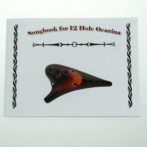 12 Hole Wooden Ocarina Alto C Acacia Wood Wd12002 Music Instrument Gift Idea in Saudi Arabia