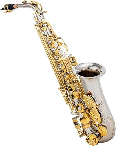 Btuty Eb Alto Saxophone Brass E Flat Sax Blue Saxophone 802 مفتاح نوع آلة النفخ الخشبية ساكسفون أزرق مع قضيب تنظيف قفازات قماشية وحزام مبطن in Saudi Arabia