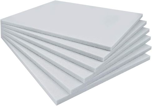 لوحة صوتية TroyStudio - 16 × 12 × 0.5 بوصة، 6 عبوات سميكة وعازلة للصوت ولوحة ممتصة للصوت، بلاط معالجة صوتية للجدار والسقف لاستوديو التسجيل، المنزل in Kuwait