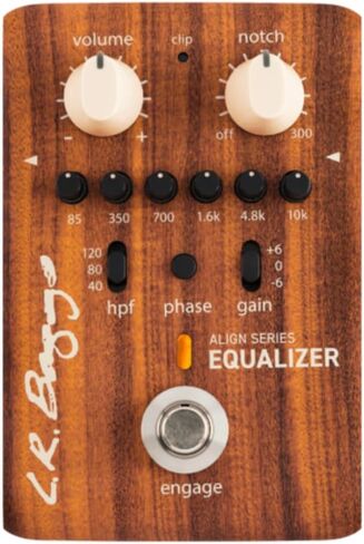 LR Baggs Align Series Equalizer Acoustic Guitar EQ Pedal Bundle w/ 12x Fender Picks and Liquid Audio Polishing Cloth in Saudi Arabia