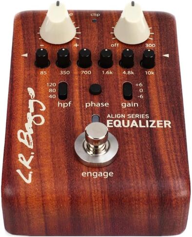 LR Baggs Align Series Equalizer Acoustic Guitar EQ Pedal Bundle w/ 12x Fender Picks and Liquid Audio Polishing Cloth in Saudi Arabia