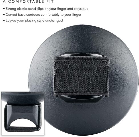 Meinl Percussion Hand Motion Shaker, Straps to Your Finger — NOT Made in China — Ideal for Cajon and Acoustic Gigs, 2-Year Warranty (MS-BK) in Saudi Arabia