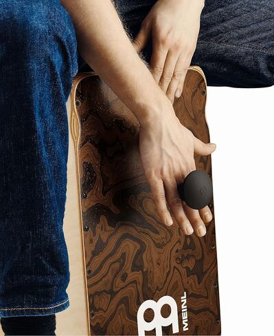 Meinl Percussion Hand Motion Shaker, Straps to Your Finger — NOT Made in China — Ideal for Cajon and Acoustic Gigs, 2-Year Warranty (MS-BK) in Saudi Arabia
