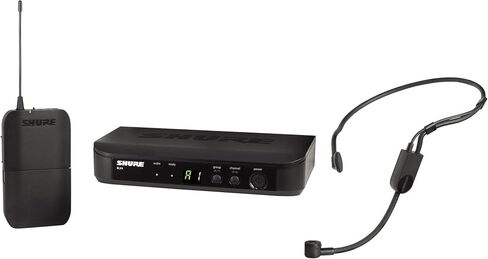 نظام الميكروفون اللاسلكي Shure BLX14/P31 UHF - مثالي لمكبرات الصوت وفناني الأداء والعروض التقديمية - عمر البطارية 14 ساعة، نطاق 300 قدم | يتضمن ميكروفون سماعة الرأس PGA31، وجهاز استقبال أحادي القناة | فرقة H11 in Saudi Arabia