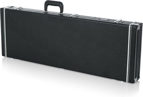 Gator GWE-LPS-BLK Hard-Shell Wood Case for Single-Cutaway Electric Guitars such as Gibson Les Paul - Bundle with Picks, Cable, Strap, and Austin Bazaar Polishing Cloth in Saudi Arabia