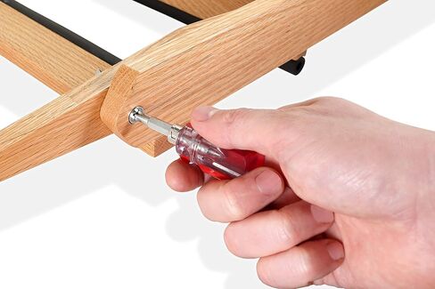 استديوهات Saintfield - حامل جيتار خشبي للجيتار الكهربائي أو الصوتي أو باس - حامل تخزين متعدد القيثارة من البلوط الصلب - كامل مع خيط تنظيف in Kuwait