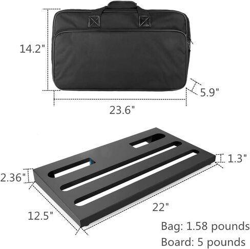 صويان لوحة دواسة بتاثير الجيتار مع شنطة حمل بلون اسود بي دي ال in Kuwait