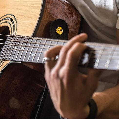 15PCS Guitar Strap Button, 3colors Guitar Strap Locks Metal Strap Buttons Guitar Security Lock Metal End Pins Flat Head for Acoustic Classical Electric Guitar Bass Ukulele(Gold,Silver,Black) in Saudi Arabia
