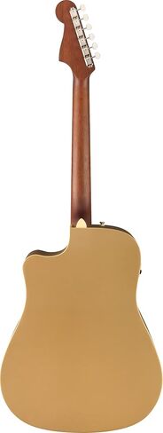 Fender Redondo Player Acoustic Electric Guitar Bundle with Midnight Blue Gig Bag, Strap, Clip-on Tuner, Strings, String Winder, Picks, and Austin Bazaar Instructional DVD - Natural in Saudi Arabia