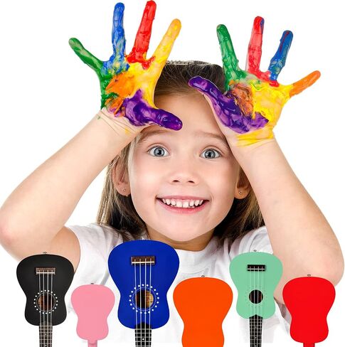 VANPHY Soprano ukulele for beginner kids with Gig Bag,21 Inch uke for Starter, Hawaiian Soprano Ukalalee Polishing adults, Basswood 21 Inch uke bundle with Strap Picks Songbook Cleaning Cloth (Red) in Kuwait