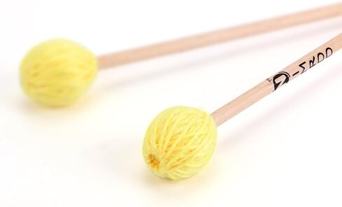 Foraineam Soloist Series Medium Keyboard Marimba Mallets With Maple Handle and Yellow Yarn Head in Saudi Arabia