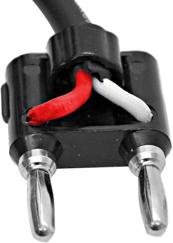 Seismic Audio - SAPT514-2 حزمة من 6 بوصة الموزة التوصيل إلى 1/4 بوصة TS أحادية أنثى توصيل كابل - الموزة ذكر إلى 1/4 بوصة محول مكبر صوت أنثى in Saudi Arabia