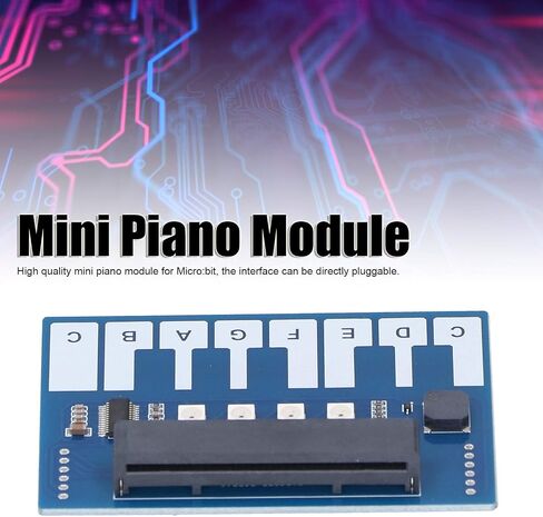 Mini Piano Module, Mini Piano Module for Micro:bit, Mini Piano Module Expansion Board Capacitive Touch Controller TTP229 I2C Interface for Micro:bit in Saudi Arabia