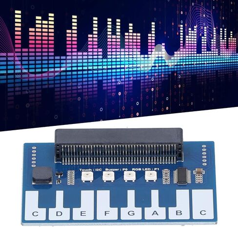 Mini Piano Module, Mini Piano Module for Micro:bit, Mini Piano Module Expansion Board Capacitive Touch Controller TTP229 I2C Interface for Micro:bit in Saudi Arabia