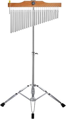 36 نغمة موسيقية الدقات، 27-44 بوصة ارتفاع قابل للتعديل الدقات للفصل الدراسي، قرع الدقات الموسيقية للممارسة والأداء (36ملاحظة فضية) in Kuwait