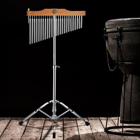 36 نغمة موسيقية الدقات، 27-44 بوصة ارتفاع قابل للتعديل الدقات للفصل الدراسي، قرع الدقات الموسيقية للممارسة والأداء (36ملاحظة فضية) in Kuwait