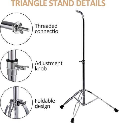 36 نغمة موسيقية الدقات، 27-44 بوصة ارتفاع قابل للتعديل الدقات للفصل الدراسي، قرع الدقات الموسيقية للممارسة والأداء (36ملاحظة فضية) in Kuwait