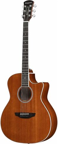 مجموعة جيتار صوتي 6 اوتار من اورانج وود، يمين، ماهوجني، كوتاواي (OW-REY-M-AK) in Kuwait