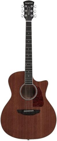 مجموعة جيتار صوتي 6 اوتار من اورانج وود، يمين، ماهوجني، كوتاواي (OW-REY-M-AK) in Kuwait