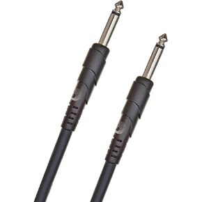 D'Addario Accessories Guitar Cable - Guitar Lead - 1/4 Inch Male to 1/4 Inch Male - Classic Series - 5 Feet/1.52 Meters - Straight Ends - 1 Pack