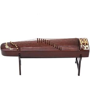 نموذج Guzheng مقاس 16 سم، نموذج آلة موسيقية خشبية مصغرة، حرفة زينة صغيرة لديكور المنزل in Saudi Arabia