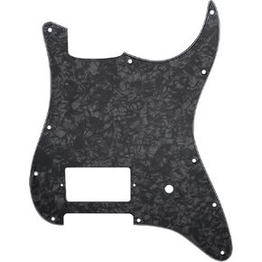 Musiclily Pro 11 Holes ST Strat One Covered Humbucker Guitar Pickguard for USA/Mexico Fender Tom Delonge Strat Style Electric Guitar, 3ply Aged White in Kuwait