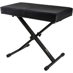 Gator Frameworks Compact and Folding Keyboard Bench and X-Stand Set; (GFW-KEYBENCH-SET)