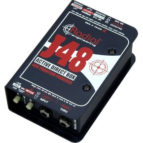 Radial J48 MK2 48V Phantom Power Active Direct Box